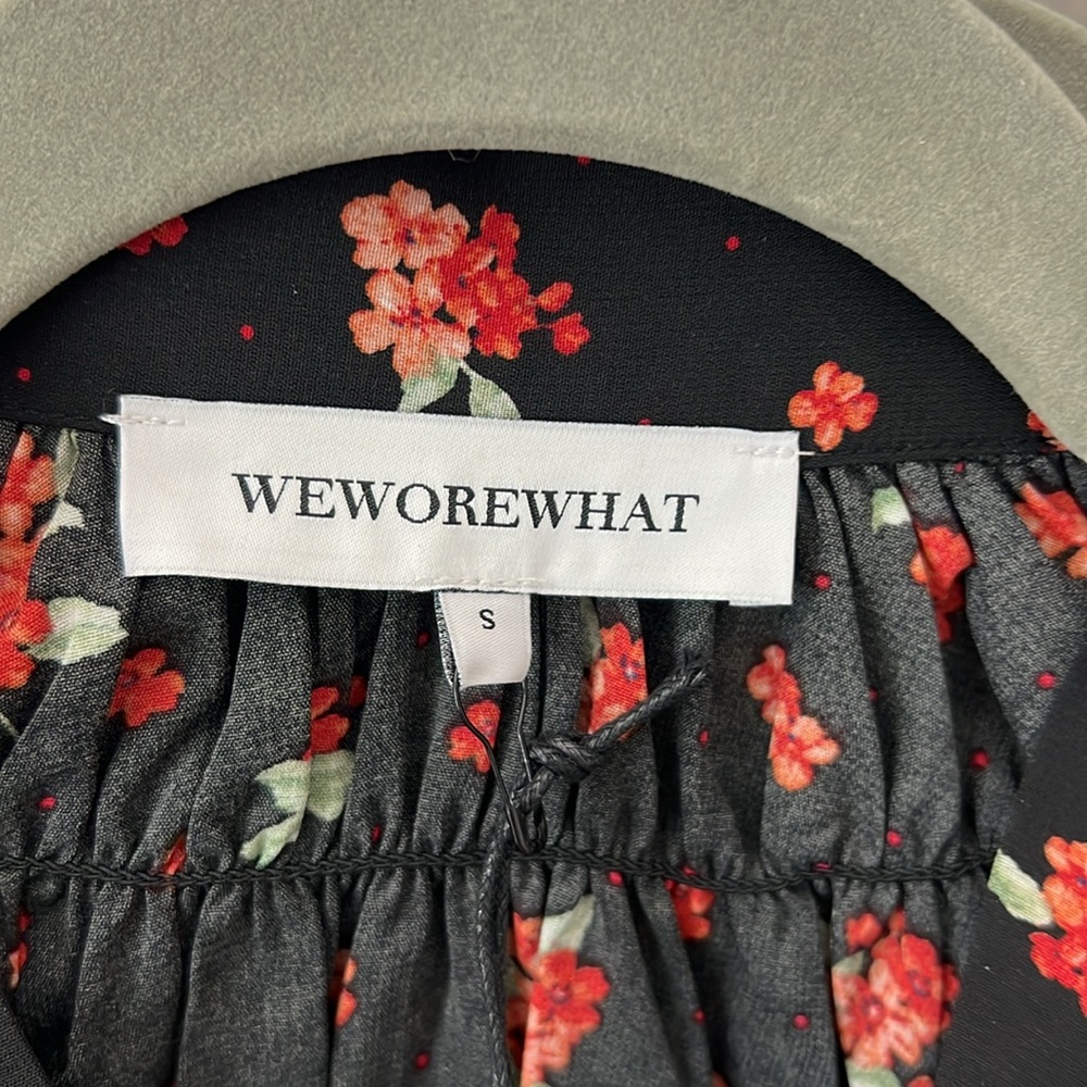 Floral Black High-Low Dress - Picture 7 of 14